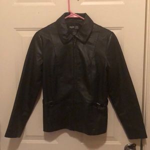 Style and Co genuine leather jacket